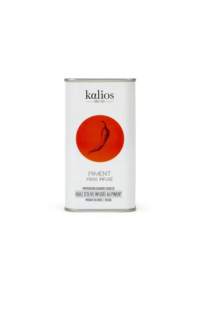 Huile d'olive Kalios piment frais infusé