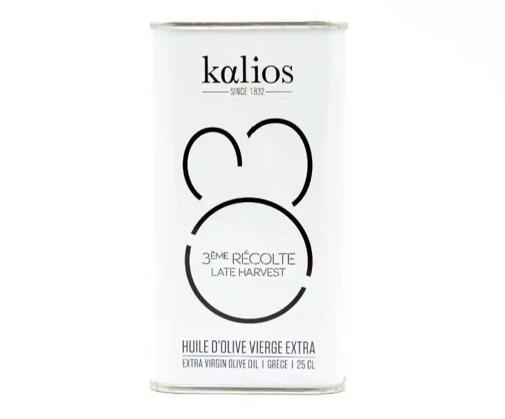 Huile d'olive Kalios vierge extra 3eme récolte - 250 ml