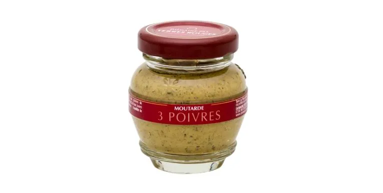 Moutarde 3 poivres 55 g