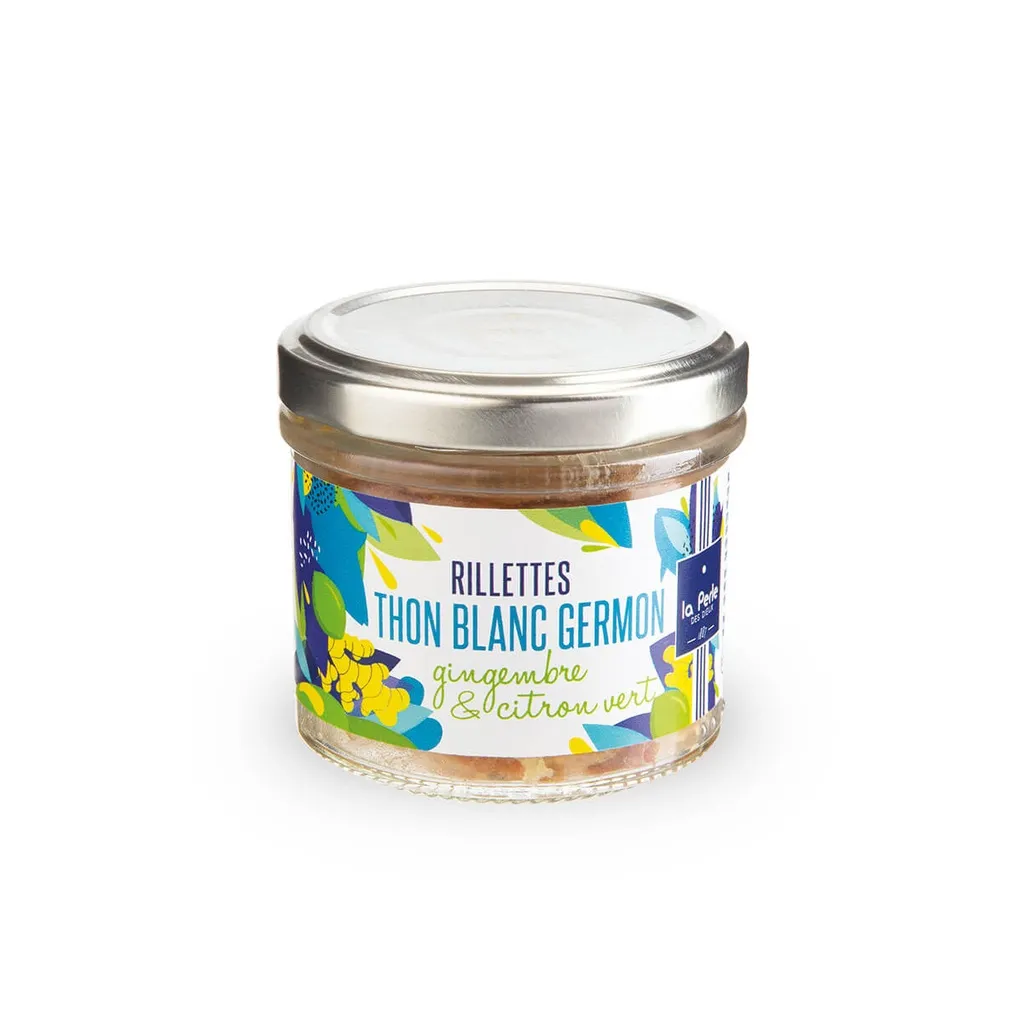 Rillettes de thon blanc germon - citron vert gingembre