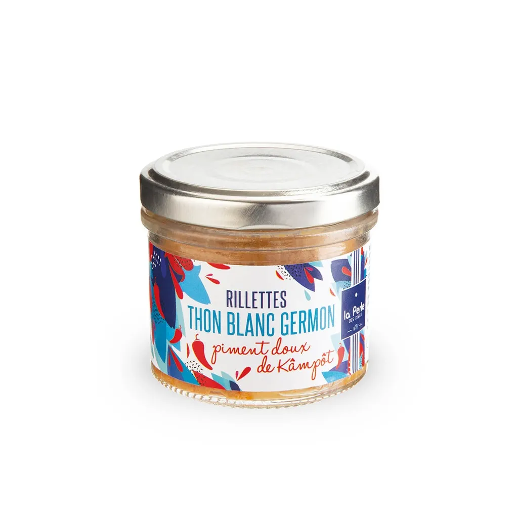 Rillettes de thon blanc germon piment doux de Kampot