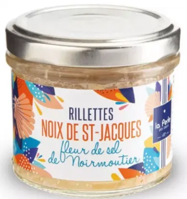Rillettes noix de Saint-Jacques au sel de Noir Moutier