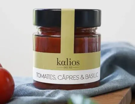 Sauce tomate câpres et basilic