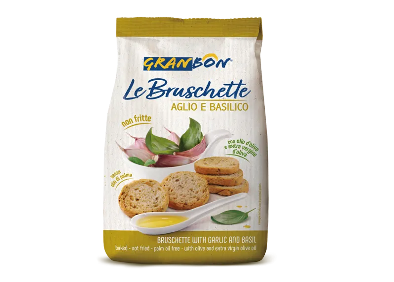 Bruschetta ail basilic