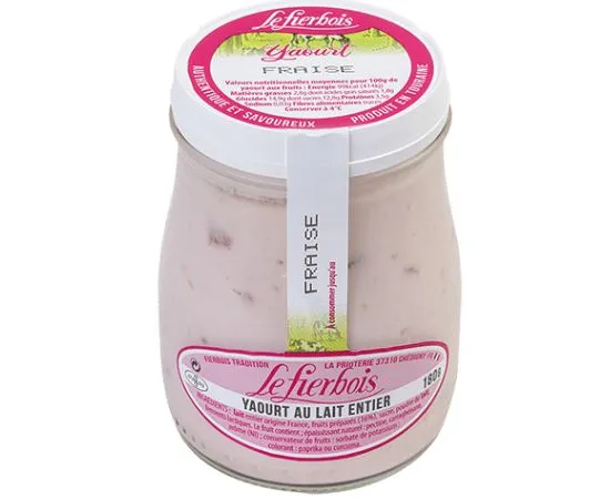 Yaourt fraise Le Fierbois
