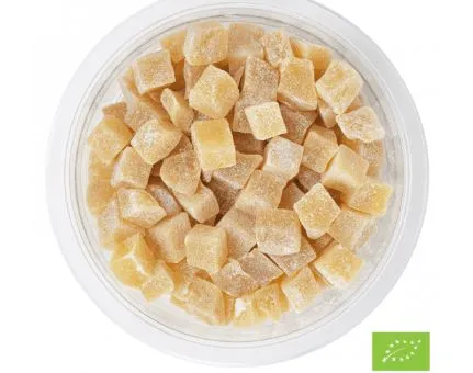 Gingembres confits en cubes bio