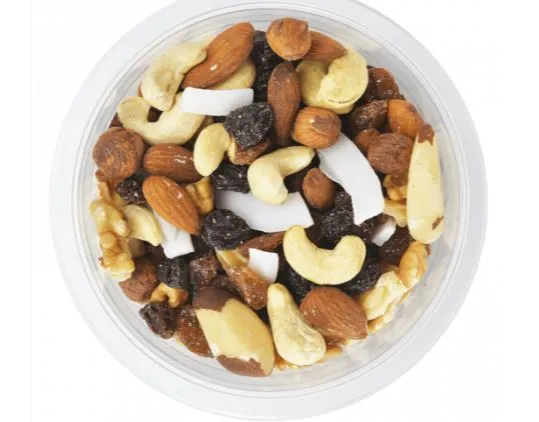 Mendiants raisins fruits secs