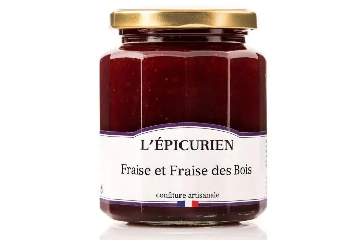 Confiture fraises et fraises des bois