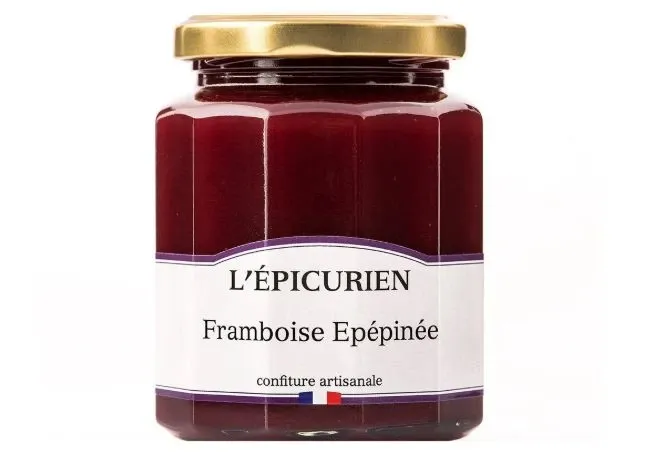 Confiture Framboise épépinée L'Epicurien