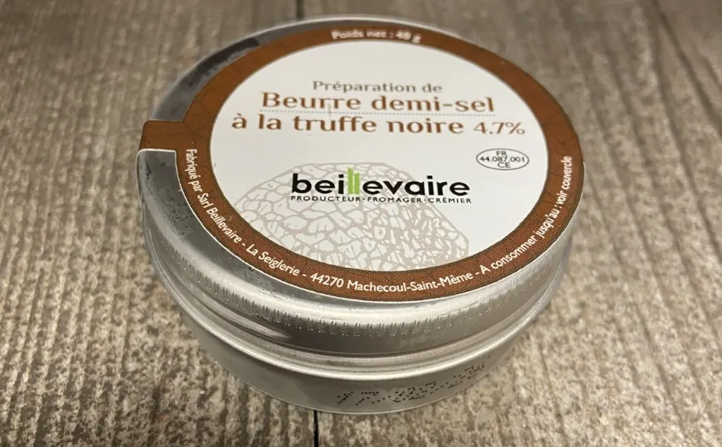 Beurre demi-sel à la truffe noire Bordier