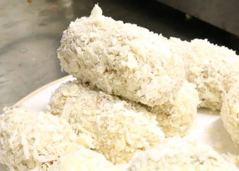 Croquette de pomme de terre aux amandes