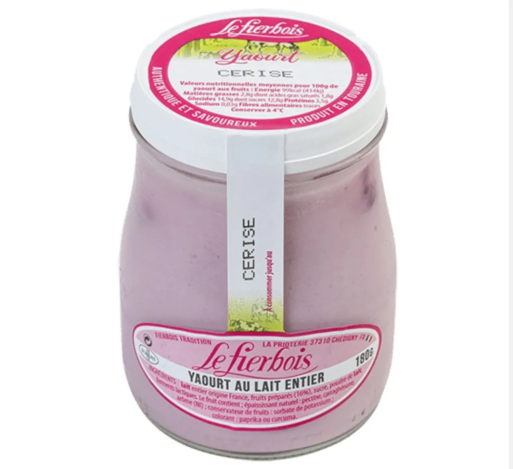 Yaourt cerise Le Fierbois